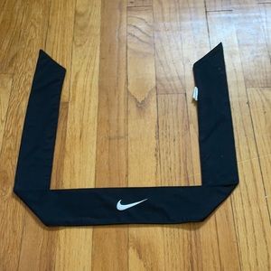 black nike tie headband